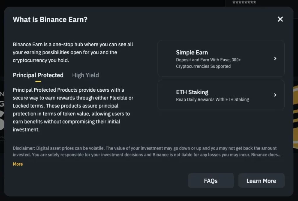 Binance Earn Adalah