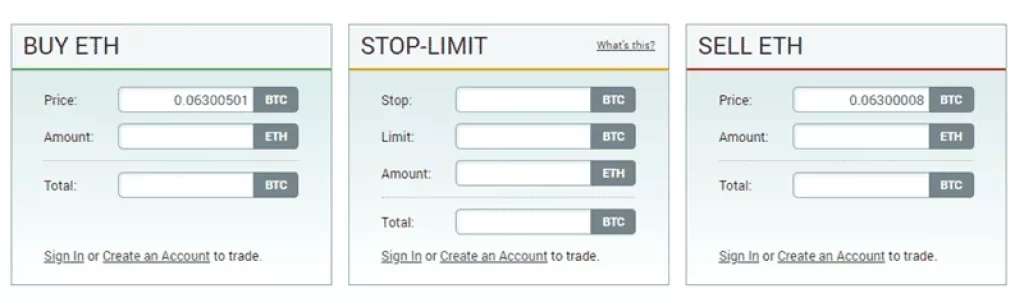 Poloniex Order Buy Stop Sell